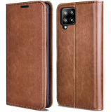 Samsung Galaxy A42 5G, magnetické pouzdro, obal, kryt SKIN, 100% kůže vip