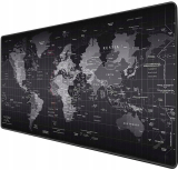 Velká herní podložka pod myš a klávesnici pro hráče - Mapa světa Matrix 90x40cm