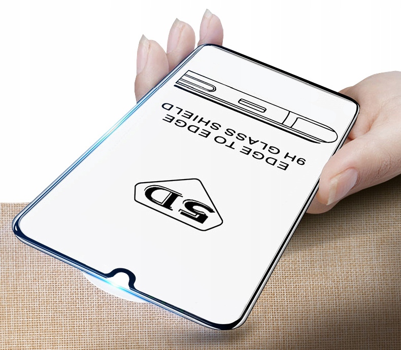 Xiaomi Mi 9T, zakřivené ochranné sklo 5D Full Glue REAL na celý displej