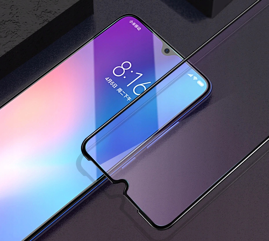 Xiaomi Mi 9T, zakřivené ochranné sklo 5D Full Glue REAL na celý displej