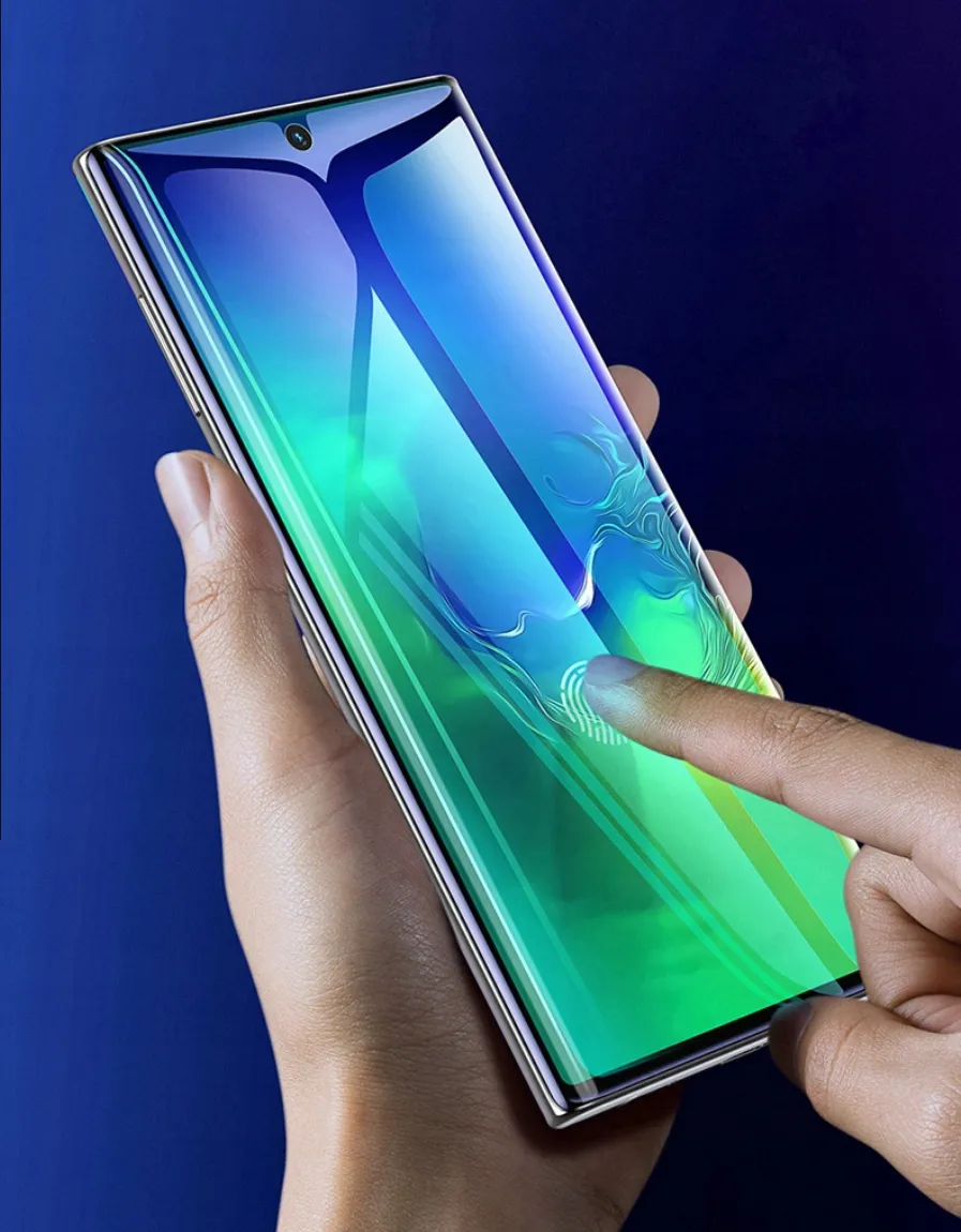 Xiaomi Mi Note 10 Pro, ochranné zakřivené sklo na celý displej, NANO HYBRID