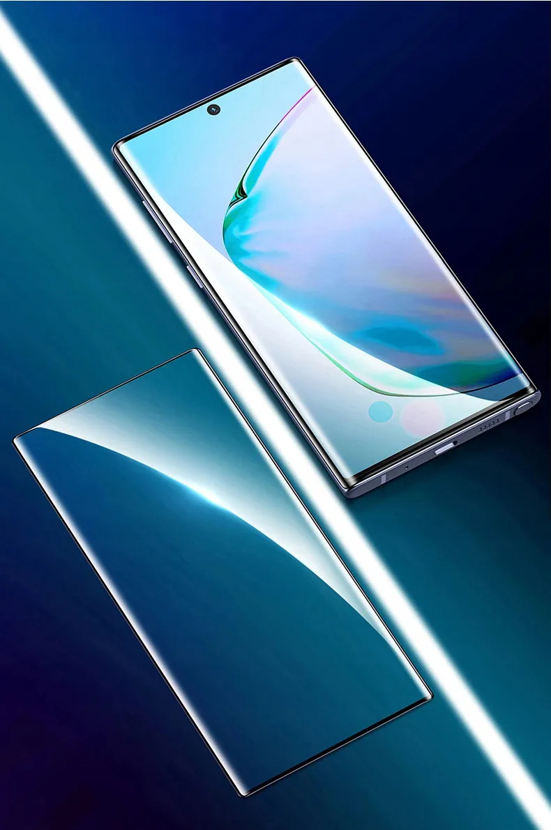Xiaomi Mi Note 10 Pro, ochranné zakřivené sklo na celý displej, NANO HYBRID