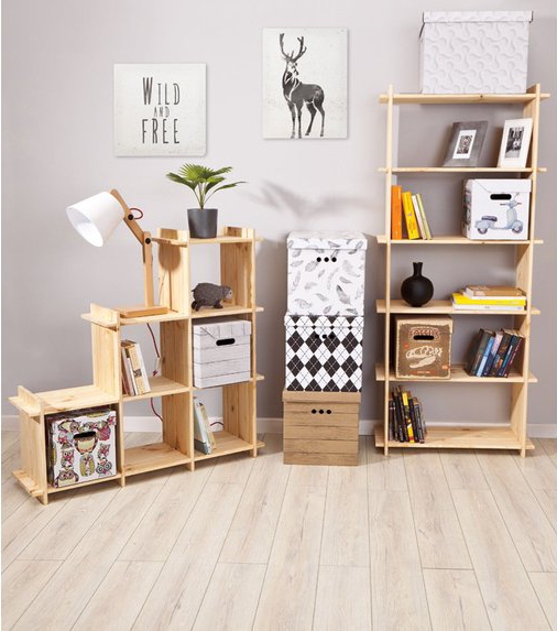 Dekorativní krabice bílá deska A4 úložný box, velikost 33x25x18cm vip