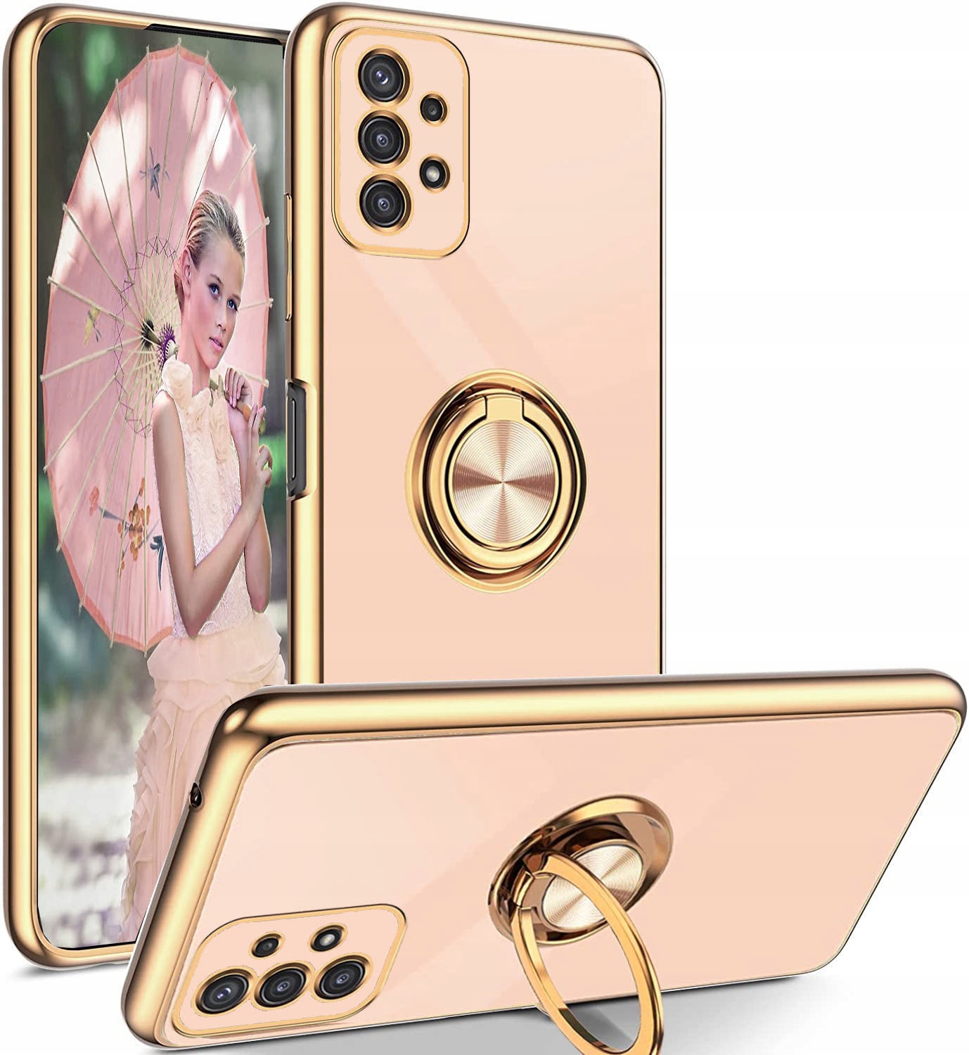 Samsung Galaxy S21 FE, pouzdro FLEXI RING CASE, obal s PRSTOVÝM KROUŽKEM
