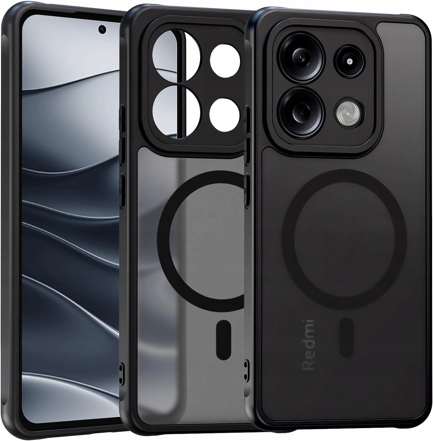 Xiaomi Redmi Note 13 Pro, 4G kryt pouzdro obal silikonový MAGSAFE CASE průhledný
