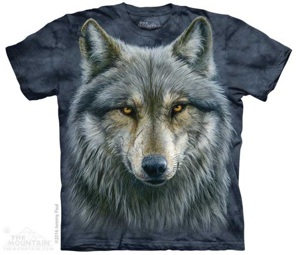Tričko 3D potisk - krátký rukáv - Warrior Wolf, vlk - The Mountain