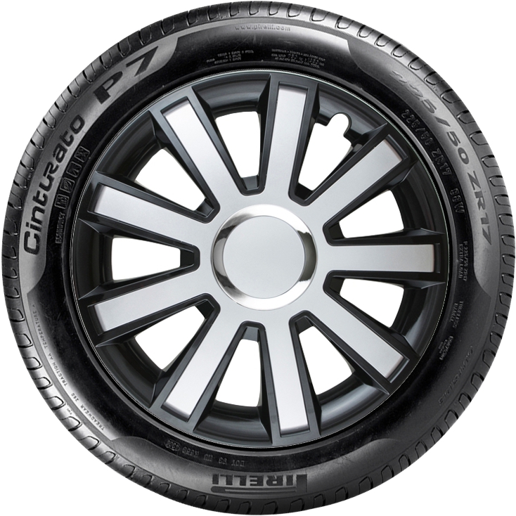 SEAT 15'' kompatibilní s modely, poklice na kola 4ks (sad) flash