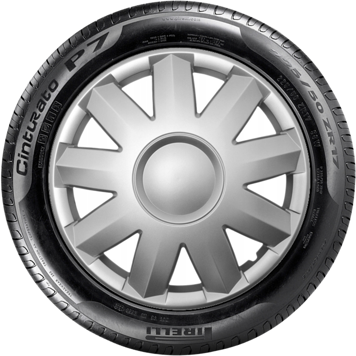 VOLKSWAGEN (VW) 14'' kompatibilní s modely, poklice na kola 4ks (sad) turkus