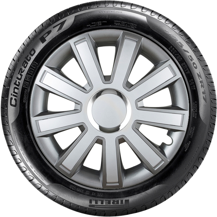 VOLKSWAGEN (VW) 16'' kompatibilní s modely, poklice na kola 4ks (sa flash grafit