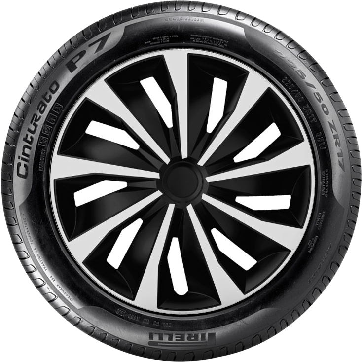MERCEDES 15'' kompatibilní s modely, poklice na kola 4ks (sad) grip