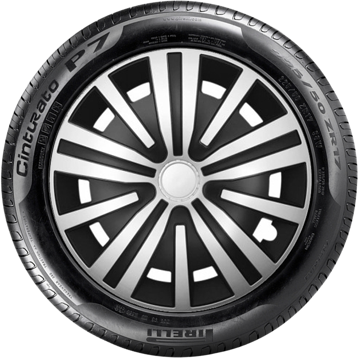 SEAT 15'' kompatibilní s modely, poklice na kola 4ks (sad) spinel