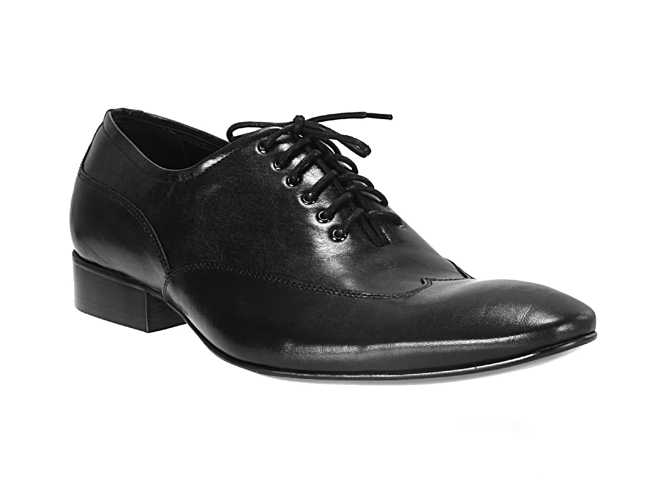 Formální boty / kůže / polobotky s tkaničkami ID 603