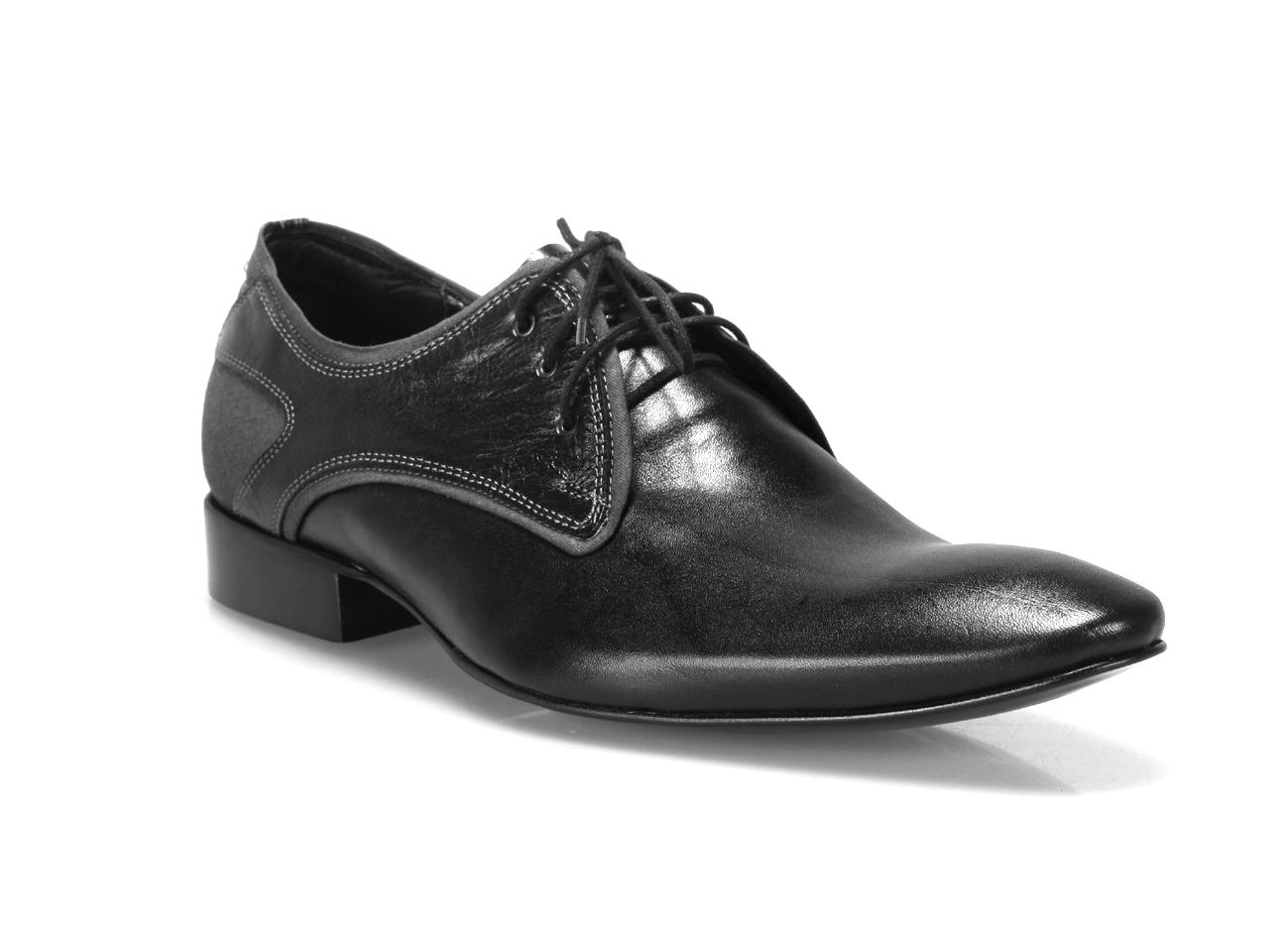 Formální boty / kůže / polobotky s tkaničkami ID 680