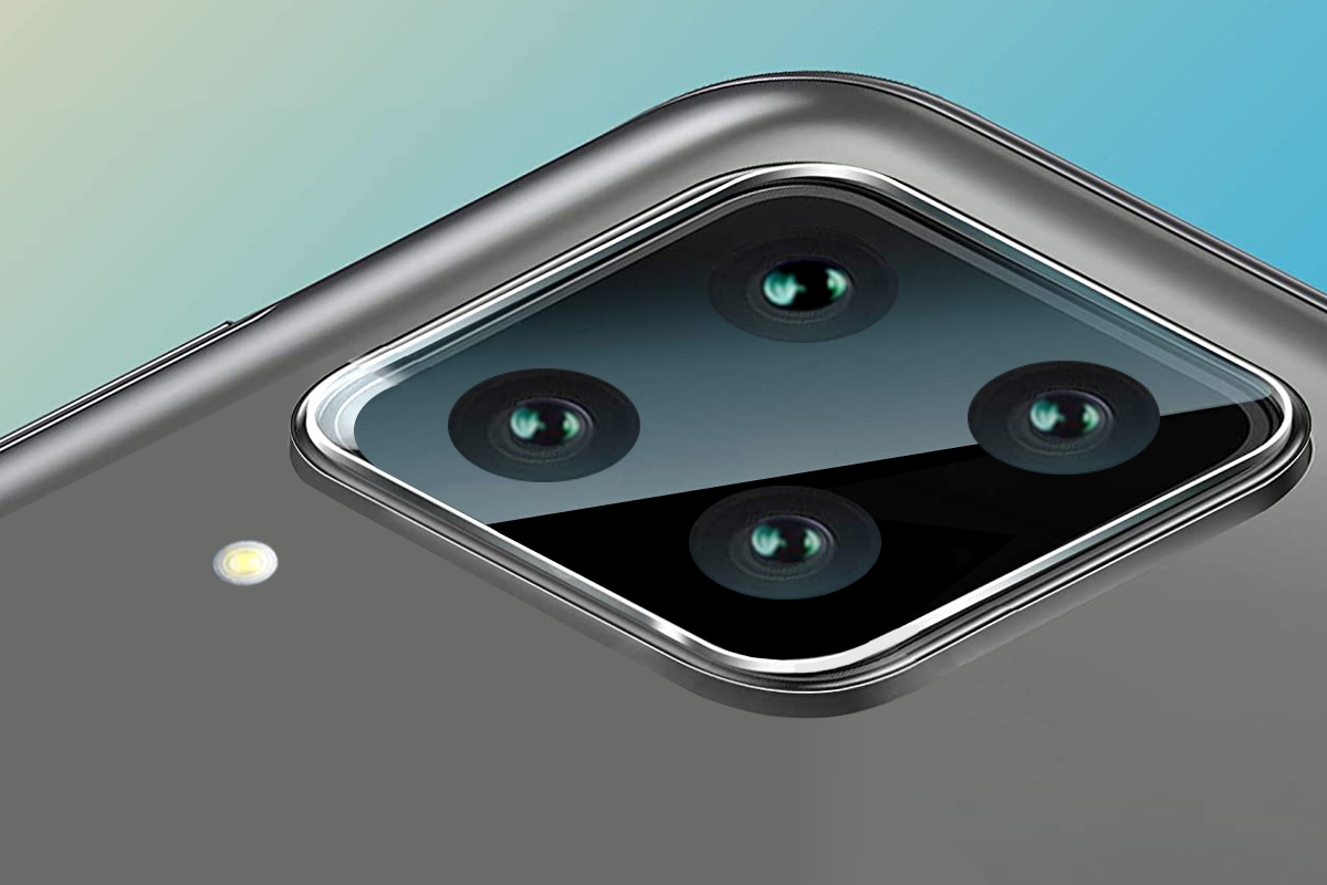 Huawei P40 Lite, hybrid tvrzené sklo objektivu vip