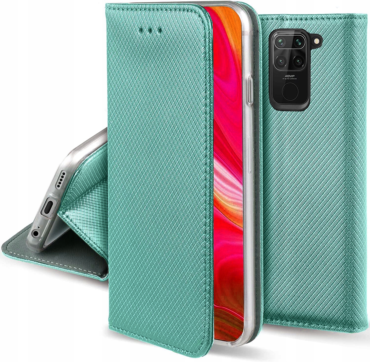 Xiaomi Redmi Note 9, kryt pouzdro ProSkin, eko kůže, MAGNET SMART BOOK FLIP vip