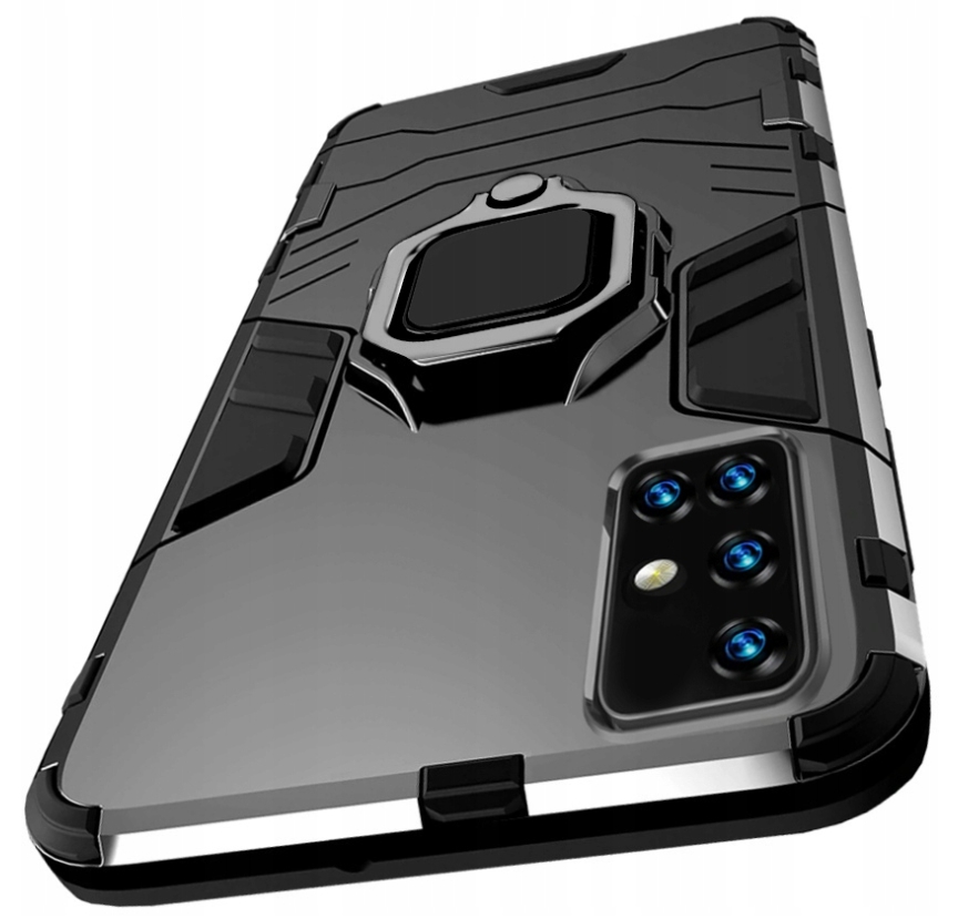 Samsung Galaxy M31s, obal pouzdro na mobil kryt obrněný Holder 3w1 ring