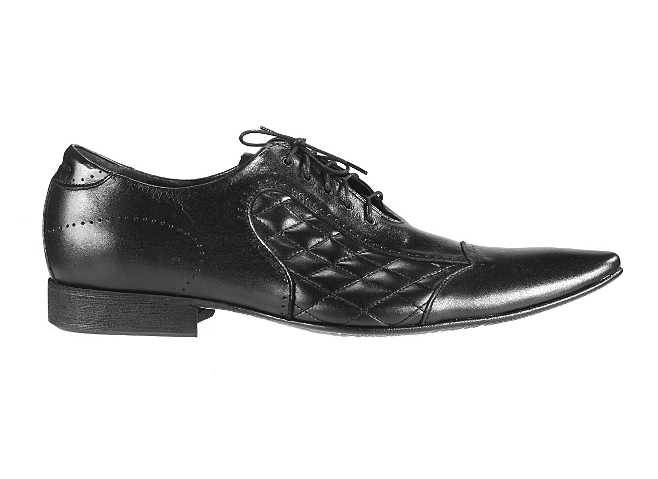 Formální boty / kůže / polobotky s tkaničkami ID 463