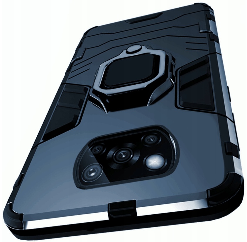 Xiaomi Poco X3 NFC / X3 Pro, obal pouzdro na mobil kryt obrněný Holder 3w1 ring
