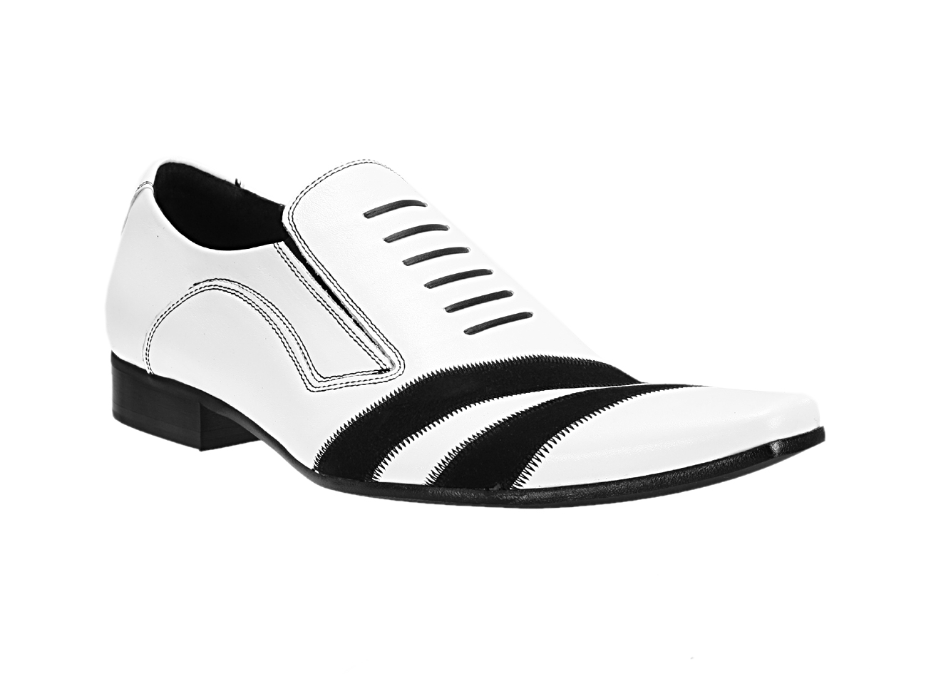 Formální boty / kůže / polobotky bez tkaniček ID 557