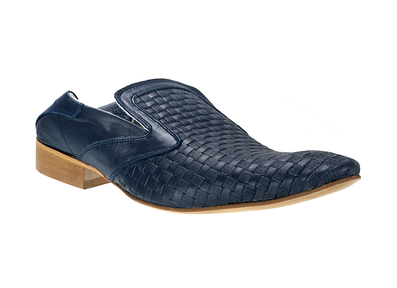 Formální boty / kůže / polobotky bez tkaniček ID 549