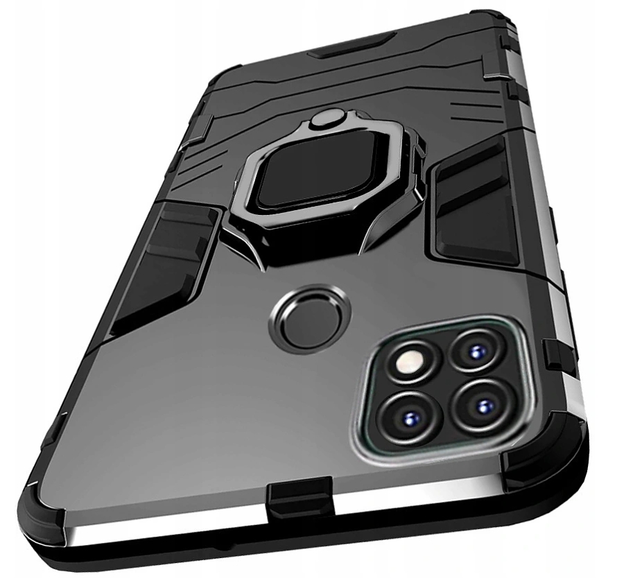 Realmi 7i, Global obal pouzdro na mobil kryt obrněný Holder 3w1 ring