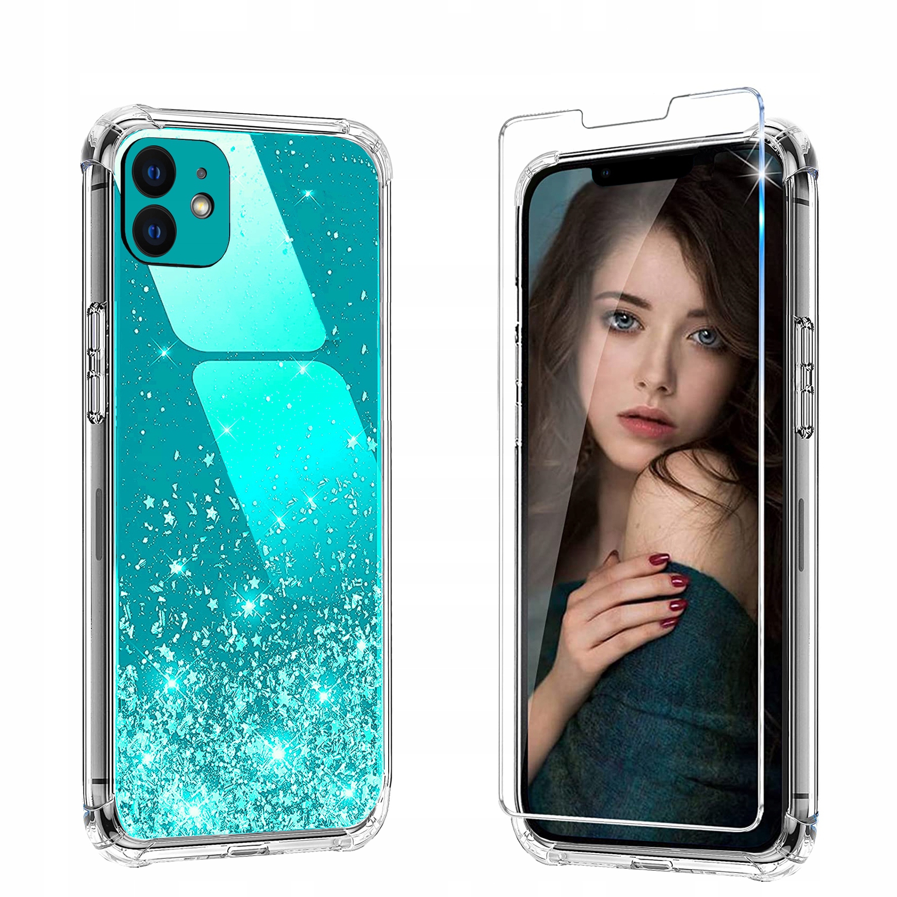 Iphone 11, kryt pouzdro brokátové obal Airbag - FLEXIBILNÍ