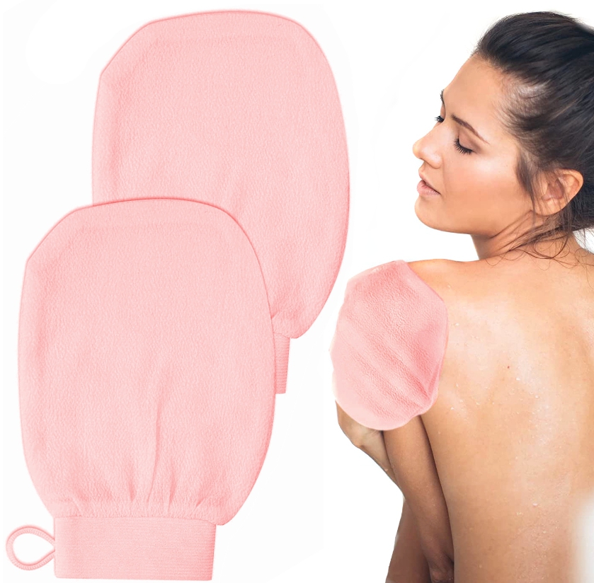EXFOLIAČNÍ RUKAVICE PRO TĚLOVÝ PEELING - sada 2 kusů
