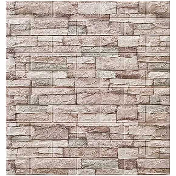 Samolepicí panely 3D cihlové tapety - 1x kus 77 cm x 70 cm (0,54 m2) tmavá cihla