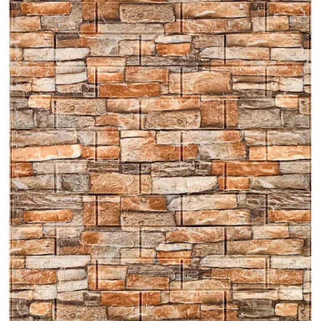 Samolepicí panely 3D cihlové tapety - 1x kus 77 cm x 70 cm (0,54 m2) cihla #4