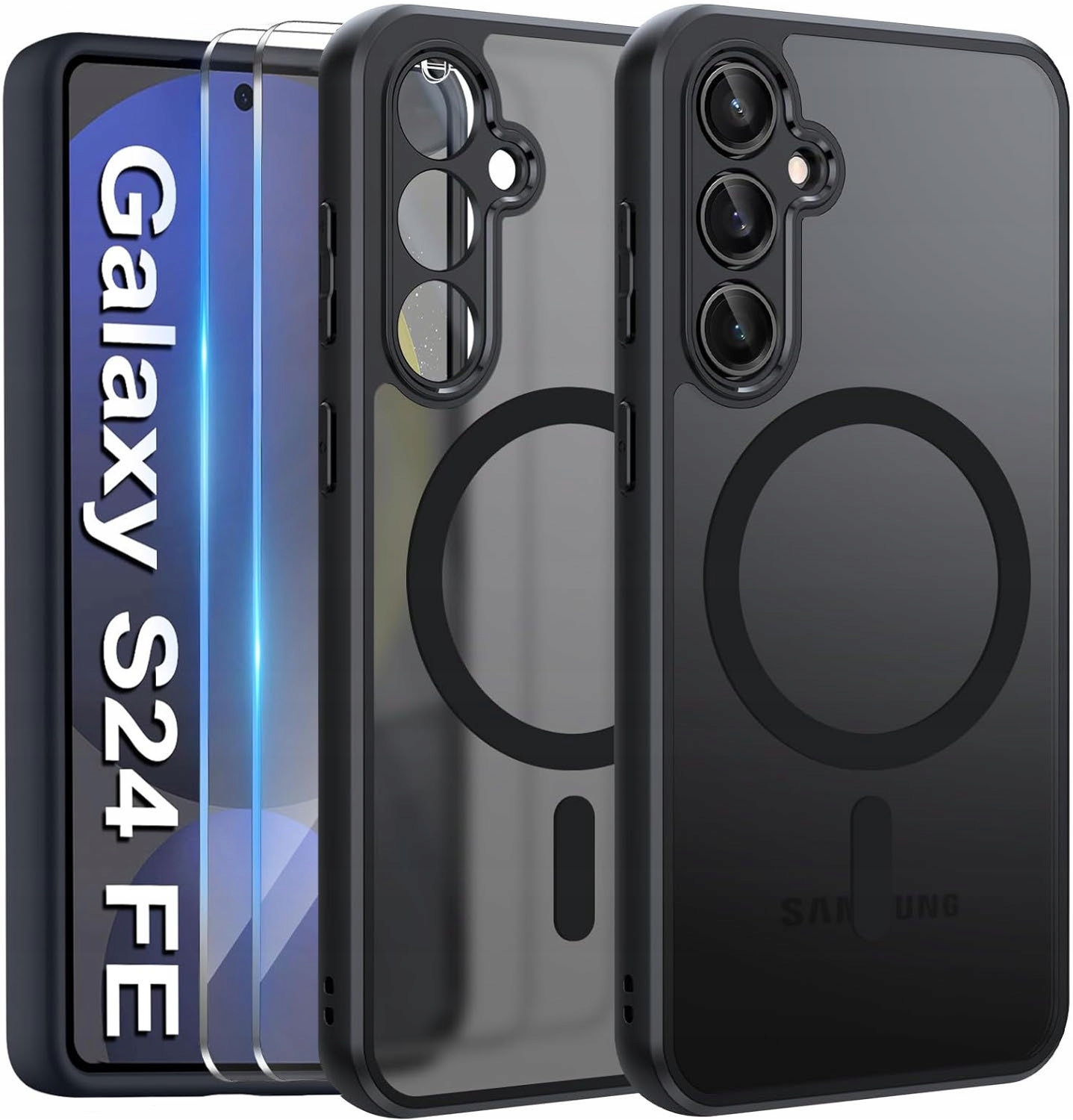 Samsung Galaxy S24 FE, kryt pouzdro obal silikonový MAGSAFE CASE průhledný