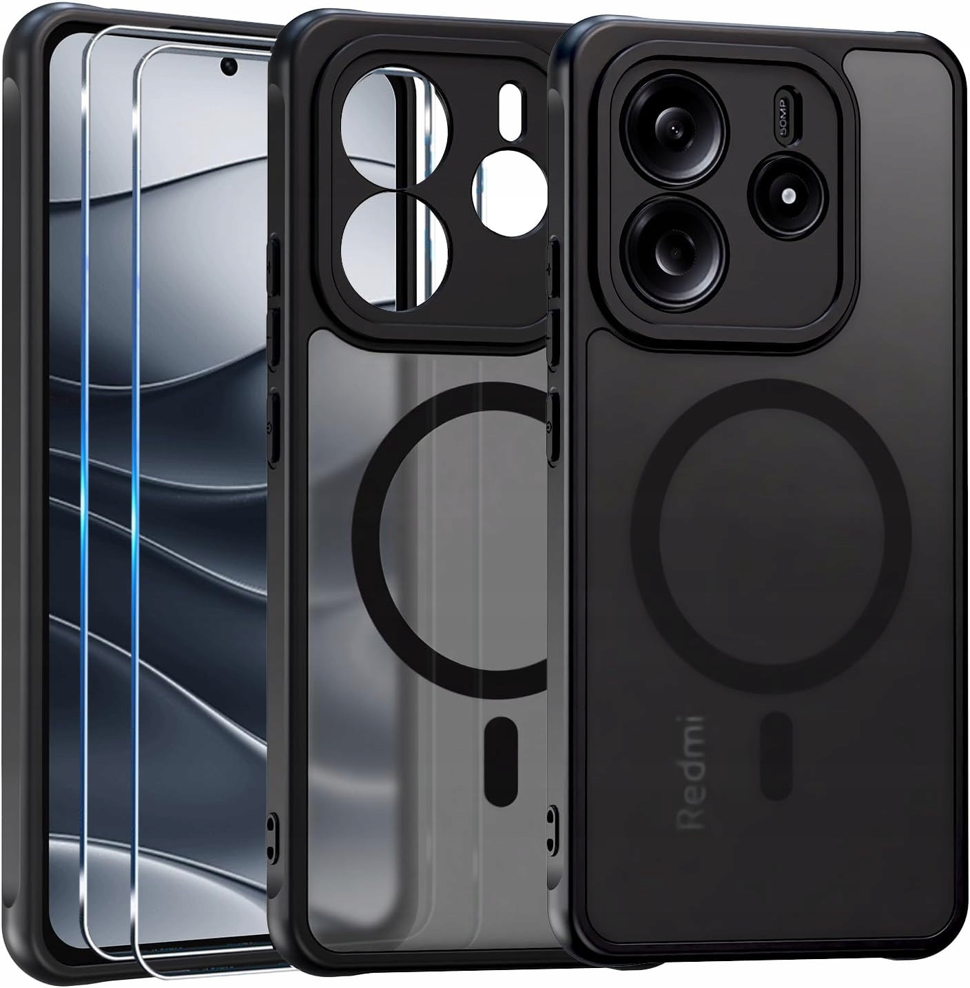 Xiaomi Redmi Note 14, 5G kryt pouzdro obal silikonový MAGSAFE CASE průhledný