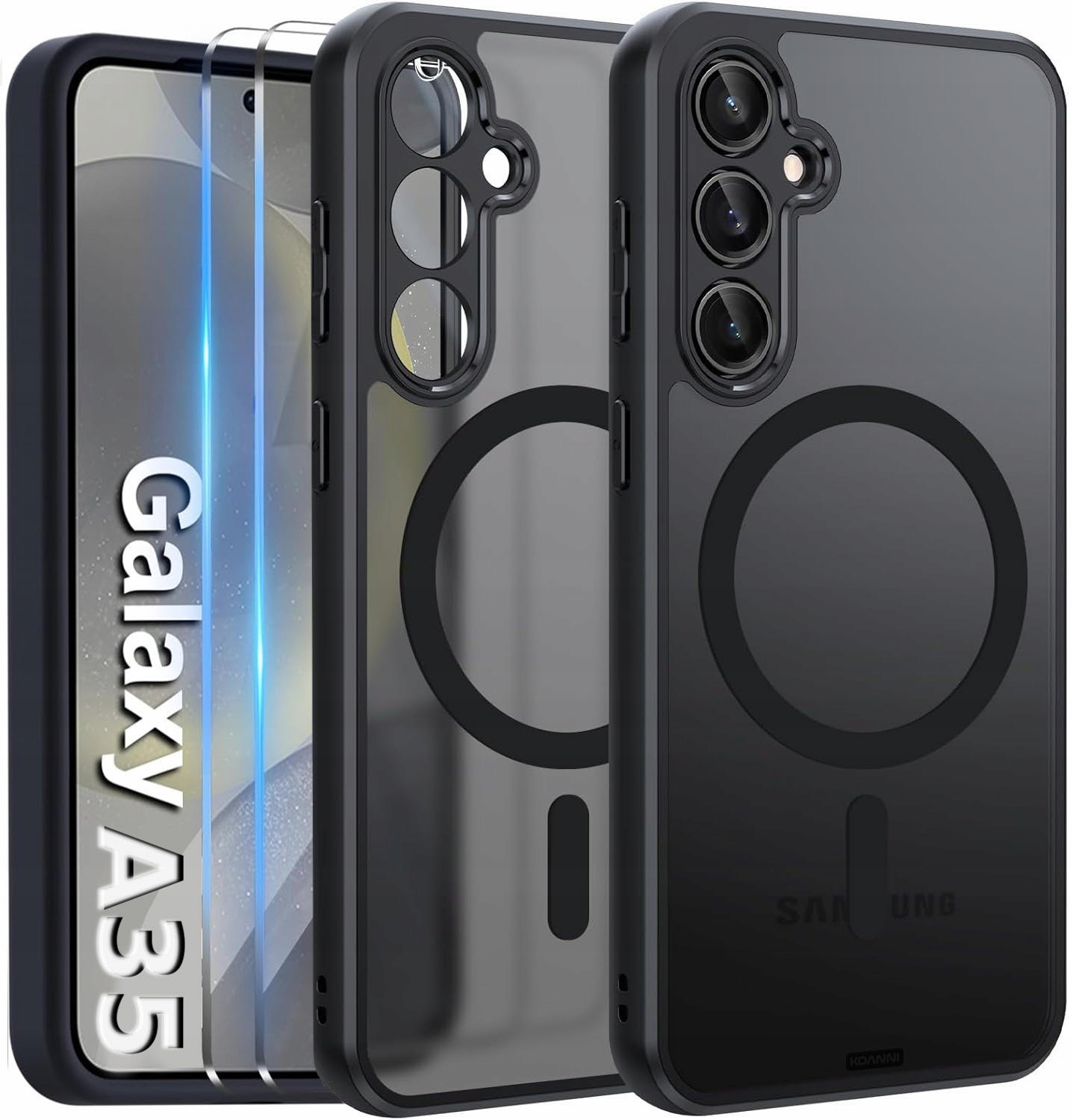 Samsung Galaxy A35, 5G kryt pouzdro obal silikonový MAGSAFE CASE průhledný