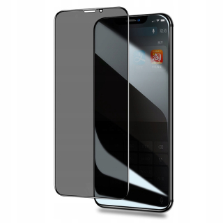 Iphone X / XS, ochranné sklo 5D  ANTI SPY na celý displej, full glue