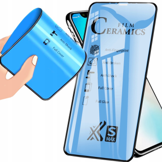 Iphone XR, ochranné hydrogelové sklo na celý displej Apple, dva v jednom