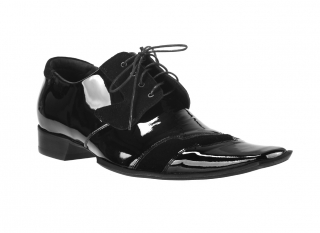 Formální boty / kůže / polobotky s tkaničkami ID 619 - VYPRODEJ roz. 45