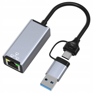 Ethernetový adaptér síťová karta na USB 3.0 1000 Mbps LAN RJ45