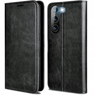 Samsung Galaxy S23, magnetické pouzdro, obal, kryt SKIN, 100% kůže