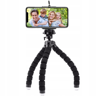 TELEFONNÍ DRŽITEL, flexibilní stativ, flexible tripod / hol9