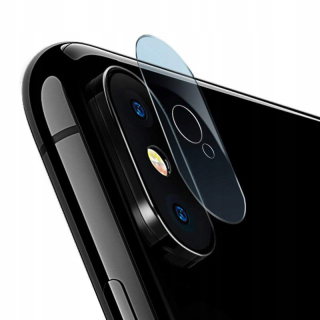 Iphone X, hybrid tvrzené sklo objektivu