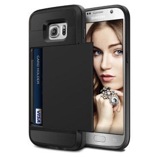 Samsung Galaxy S6 EDGE, obal pouzdro na mobil kryt obrněný, dvojitá ochrana