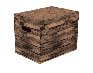 Dekorativní krabice Strom ONE, úložný box s víkem, vel. 34x25x26cm