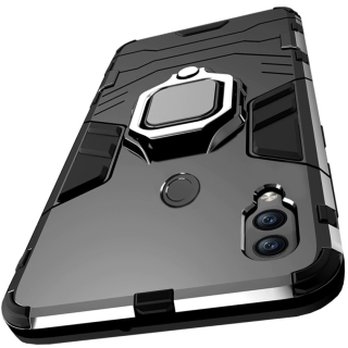 Huawei Y6 2019, obal pouzdro na mobil kryt obrněný Holder 3w1 ring