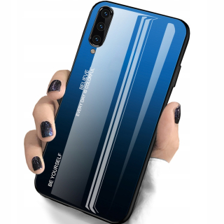 Samsung Galaxy A70, skleněný kryt GLASS CASE, silikonový rám BUMPER