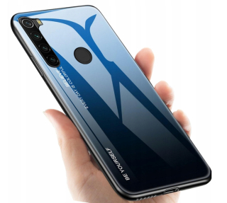 Xiaomi Redmi Note 8T, skleněný kryt GLASS CASE, silikonový rám BUMPER