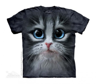 Tričko 3D potisk - Cutie Pie Kitten Face, kočka - The Mountain / děti