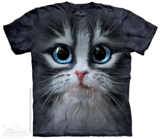 Tričko 3D potisk - krátký rukáv - Cutie Pie Kitten Face, kočka - The Mountain