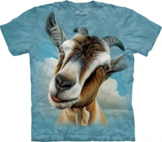 Tričko 3D potisk - krátký rukáv - Goat Head, Koza - The Mountain