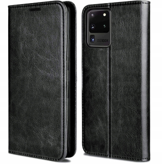 Samsung Galaxy S20, magnetické pouzdro, obal, kryt SKIN, 100% kůže