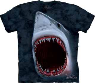 Tričko 3D potisk - Shark Bite, žralok - The Mountain