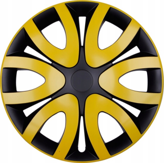 AUDI 14'' kompatibilní s modely, poklice na kola 4ks (sad) mika zluta